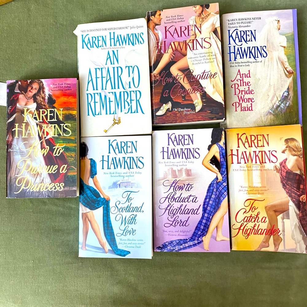 Karen Hawkins Romance Novel Collection 3 of her Scottish highland series